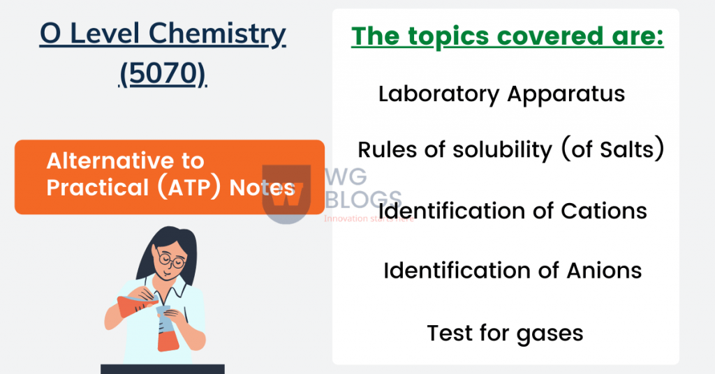 ATP o level chemistry notes