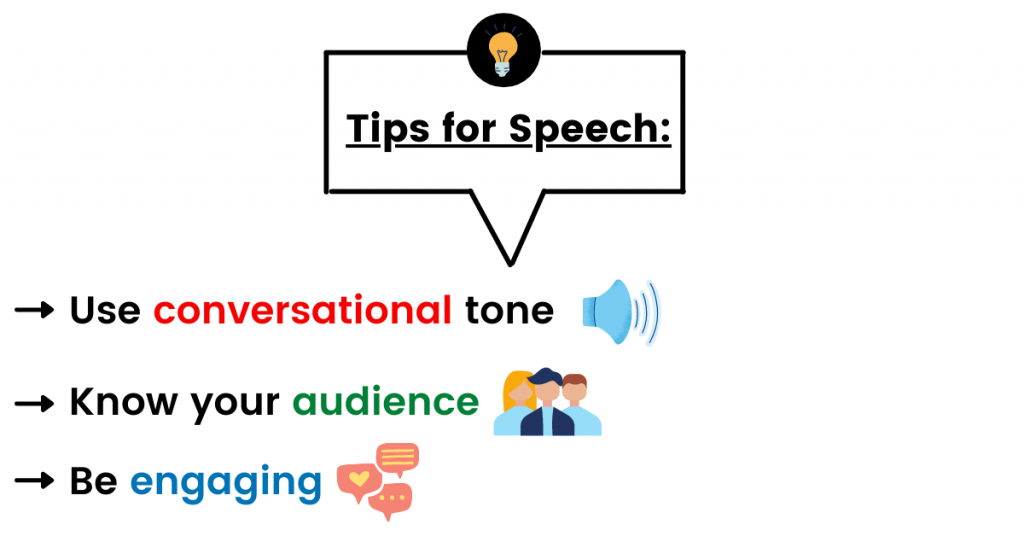 tips for speech writing